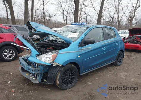 2019 Mitsubishi Mirage Le z USA, uszkodzony, nr VIN ML32A5HJ4KH003197